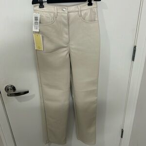 NWT Melina super high rise leather pant